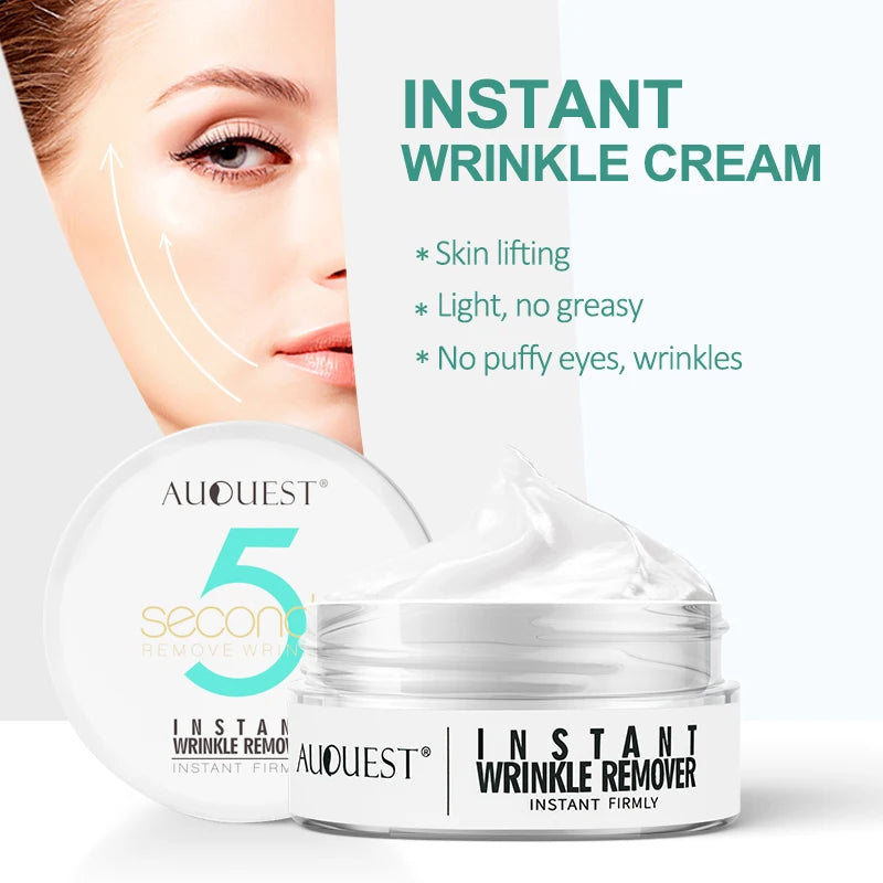 AUQUEST 5 Seconds Instant Anti Wrinkle Face Cream Peptide Anti Aging Lifting Firming Nourish Facial Cream Skin Care