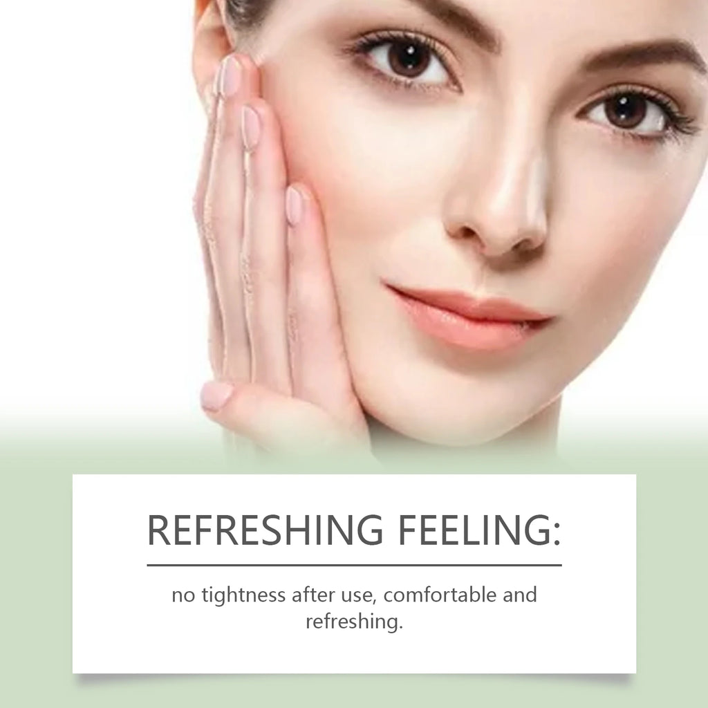 Hyaluronic Acid Face Cleanser Gel for Sensitive Skin Deep Pore Cleansing Makeup Remover Moisturizing Non Drying Formula 100ml